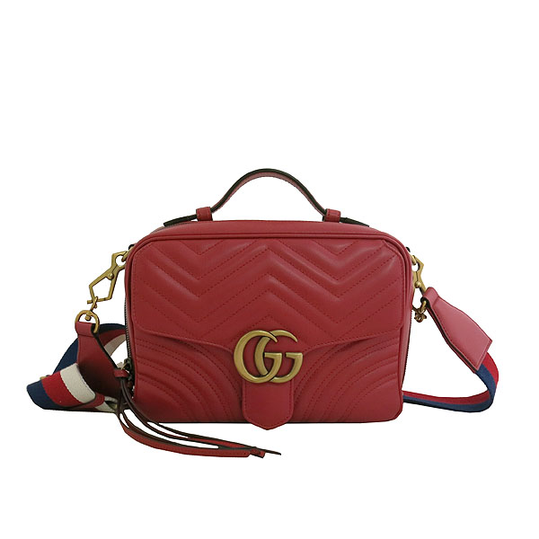Gucci(����) 498100 ���� ���� ����Ʈ ���� ��Ʋ�� �Ǻ� �� ��Ʈ�� ��Ʈ��+ũ�ν���Ʈ�� 2WAY [�뱸��������] �̹���2 - ���̺��� �߰���ǰ