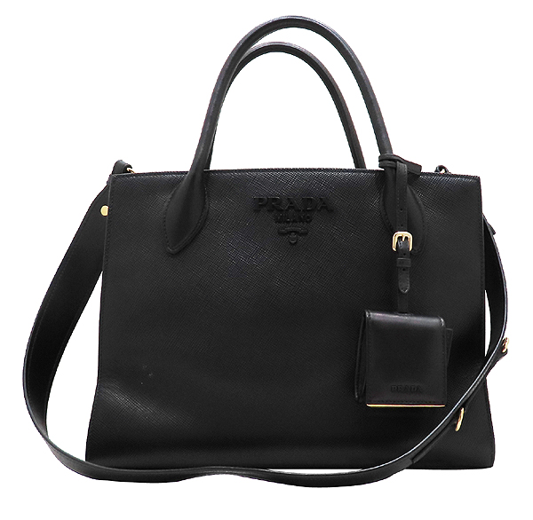 Prada(�����) 1BA155 SAFFIANO NERO ���ǾƳ� ���� �ΰ� ��Ʈ�� + �����Ʈ�� 2WAY [��õ��] �̹���2 - ���̺��� �߰���ǰ