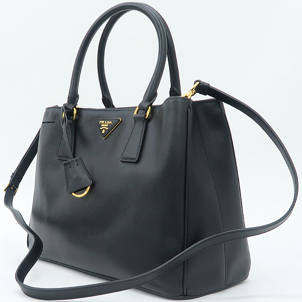 Prada(�����) BN1874 SAFFIANO LUX NERO ���� ���ǾƳ� ���� ��Ʈ�� + �����Ʈ�� 2WAY [��������] �̹���3 - ���̺��� �߰���ǰ