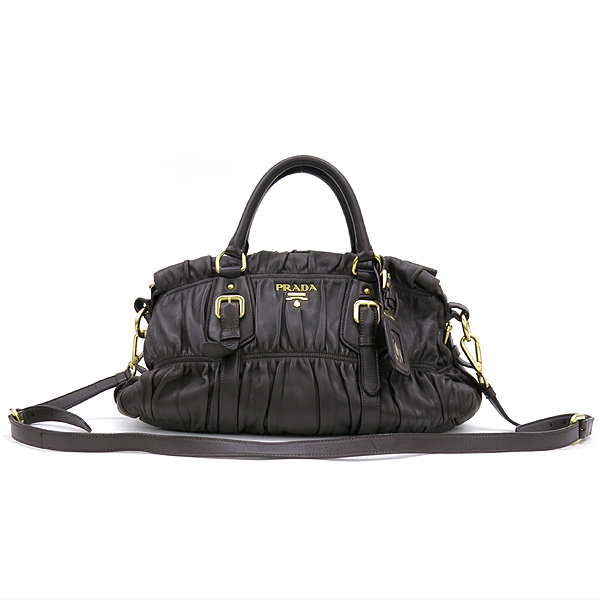 Prada(�����) BN1407 NAPPA GAUFRE ��ũ���� ���� ������ ����ΰ� ��Ʈ�� + �����Ʈ�� 2WAY [��������] �̹���2 - ���̺��� �߰���ǰ