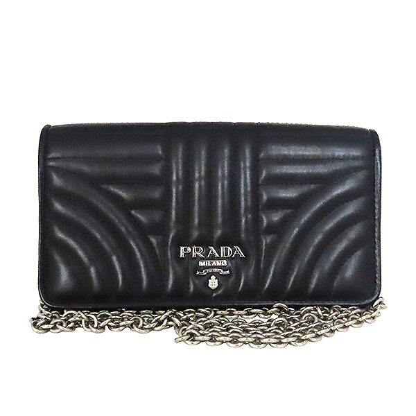 Prada(�����) 1ZH044 SOFTCALF IMPUN NERO �����÷� ���� ���� ��Ż����ΰ� WOC �̴� �÷� ü�� ũ�ν��� [��������] �̹���2 - ���̺��� �߰���ǰ