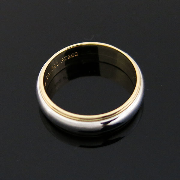 Tiffany(Ƽ�Ĵ�) PT950 (�÷�Ƽ��) + 18K ��� MILGRAIN (�б׷���) 6MM ���� - 22ȣ [�뱸��������] �̹���3 - ���̺��� �߰���ǰ