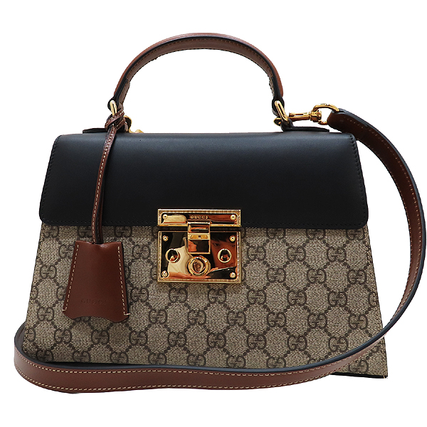 Gucci(����) ‎453188 GG�ΰ� ������ ĵ���� ���� ���� ȥ�� ����Ż Padlock �е�� ���� �ڵ� �÷� ��Ʈ�� + �����Ʈ�� 2WAY [��õ��] �̹���2 - ���̺��� �߰���ǰ