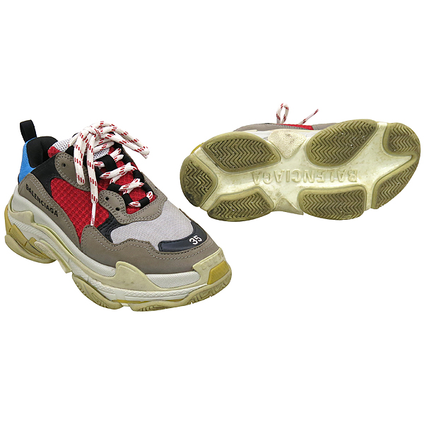 Balenciaga(�߷��þư�) 554105 ��Ƽ �÷� ���� Ʈ����S ������ ����Ŀ�� [��������] �̹���3 - ���̺��� �߰���ǰ