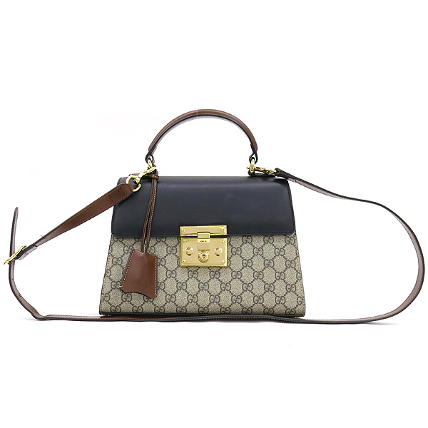 Gucci(����) ‎453188 GG�ΰ� ������ ĵ���� ���� ���� ȥ�� ����Ż Padlock �е�� ���� �ڵ� �÷� ��Ʈ�� + �����Ʈ�� 2WAY [��������] �̹���2 - ���̺��� �߰���ǰ