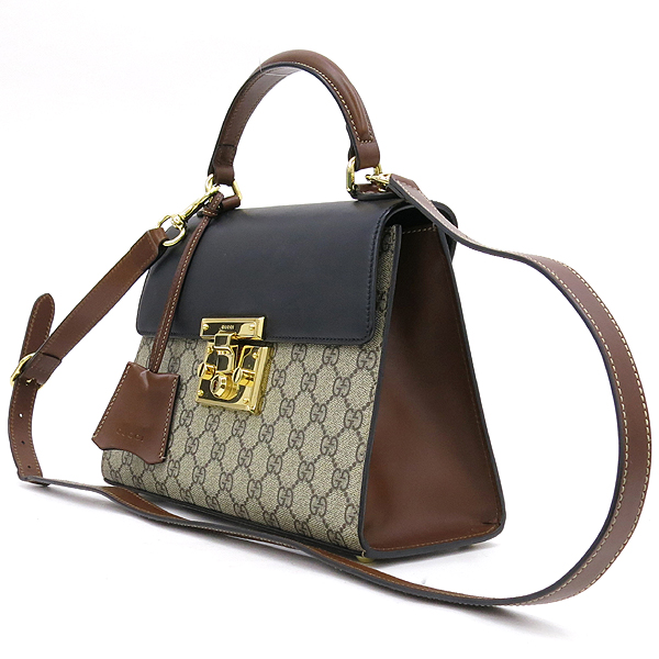 Gucci(����) ‎453188 GG�ΰ� ������ ĵ���� ���� ���� ȥ�� ����Ż Padlock �е�� ���� �ڵ� �÷� ��Ʈ�� + �����Ʈ�� 2WAY [��������] �̹���3 - ���̺��� �߰���ǰ