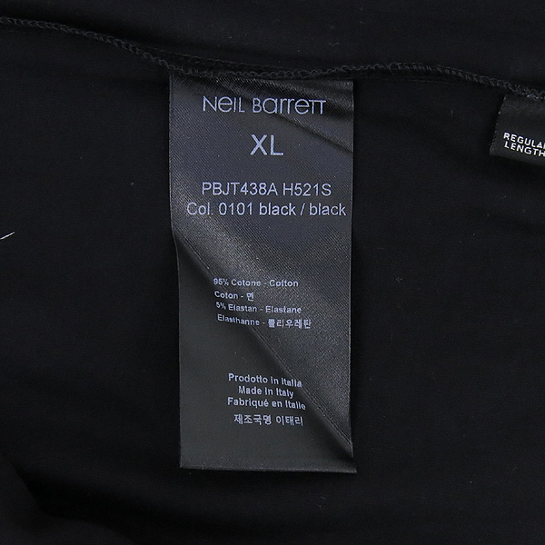 NEIL BARRETT(�ҹٷ�) PBJT438A ���� �÷� ���� ���� Ƽ [��������] �̹���5 - ���̺��� �߰���ǰ