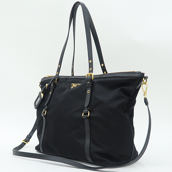 Prada(�����) 1BG253 ���� TESSUTO SAFFIANO ���ǾƳ� �к긯 ��Ʈ�� + �����Ʈ�� 2WAY [��������] �̹���3 - ���̺��� �߰���ǰ