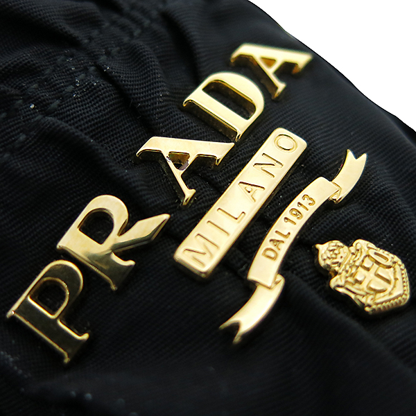 Prada(�����) BN1336 TESSUTO GAUFRE NERO ���� �к긯 ������ ����ΰ� ��Ʈ�� + �����Ʈ�� 2WAY [�λ꼾�Һ���] �̹���3 - ���̺��� �߰���ǰ