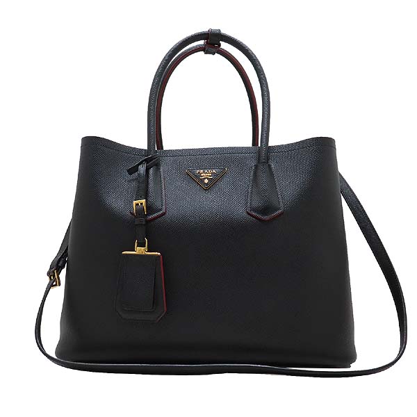 Prada(�����) B2756T SAFFIANO CUIR NERO ���ǾƳ� ���� �κ��� ����ΰ� ��Ʈ�� + �����Ʈ�� 2WAY [��õ��] �̹���2 - ���̺��� �߰���ǰ