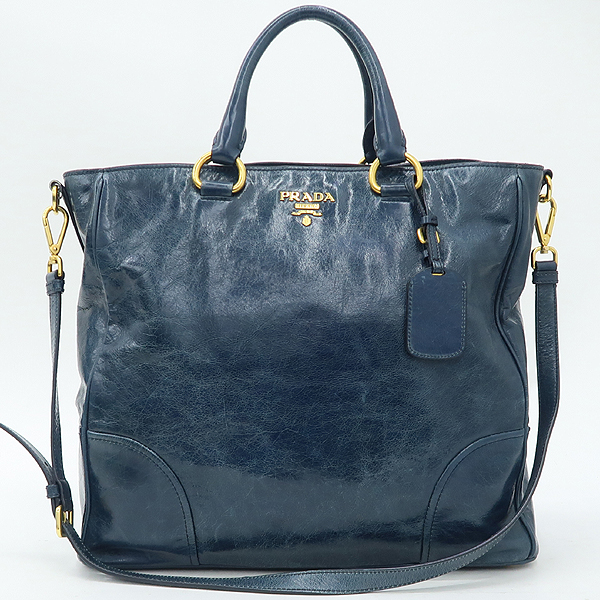 Prada(�����) BN2326 VITELLO SHINE ���� ���� ���� �ΰ� ��Ʈ�� + �����Ʈ�� 2WAY [��������] �̹���2 - ���̺��� �߰���ǰ