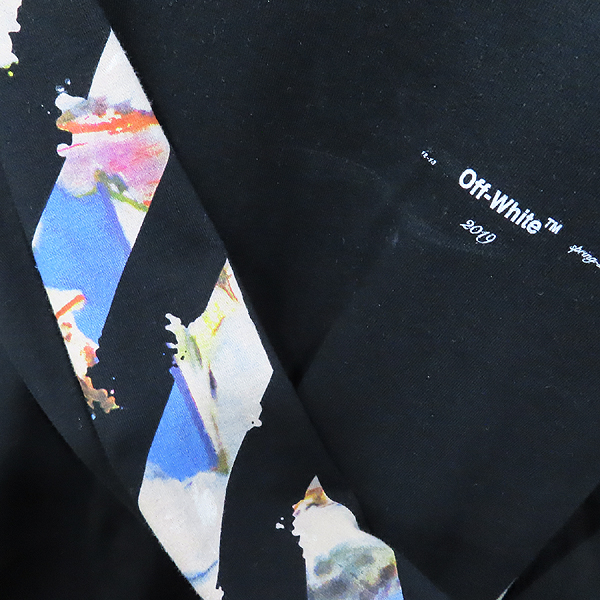 OFF-WHITE(����ȭ��Ʈ) omab001r191850121088 2019SS ��Ʊ� �÷��� ��Ƽ �ַο� ���� �� ������ �������� ���� Ƽ���� - S������ [��õ��] �̹���3 - ���̺��� �߰���ǰ