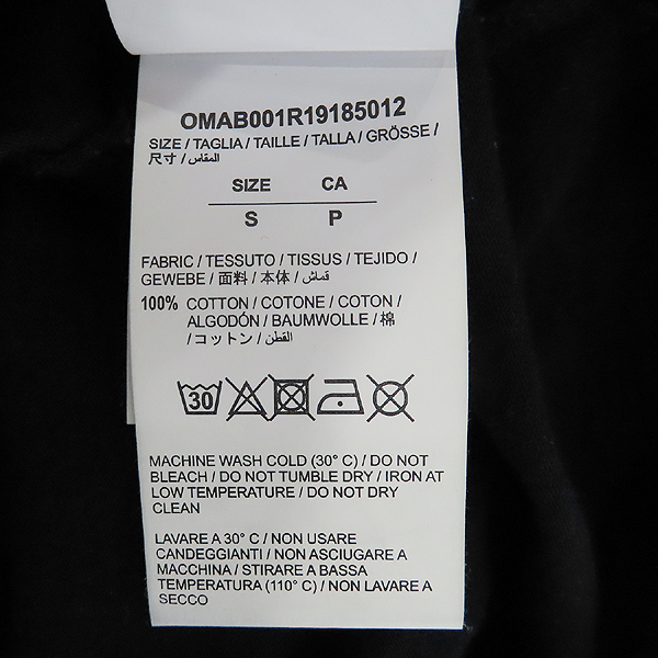 OFF-WHITE(����ȭ��Ʈ) omab001r191850121088 2019SS ��Ʊ� �÷��� ��Ƽ �ַο� ���� �� ������ �������� ���� Ƽ���� - S������ [��õ��] �̹���6 - ���̺��� �߰���ǰ