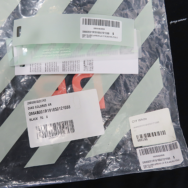 OFF-WHITE(����ȭ��Ʈ) omab001r191850121088 2019SS ��Ʊ� �÷��� ��Ƽ �ַο� ���� �� ������ �������� ���� Ƽ���� - S������ [��õ��] �̹���7 - ���̺��� �߰���ǰ