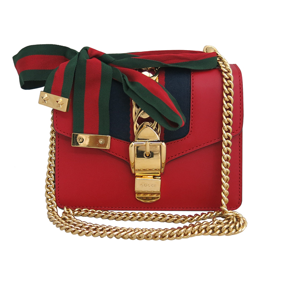 Gucci(����) 431666 ���� ���� �̴� ������ Sylvie(�Ǻ�) ü�� ����� ũ�ν��� [���빮��] �̹���2 - ���̺��� �߰���ǰ