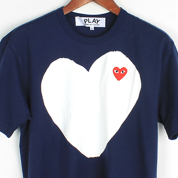 COMME DES GARCONS (�ĵ�������) AZ-T184 ���̺� �÷� ������ ��Ʈ �ΰ� ������ ���� Ƽ���� [��������] �̹���2 - ���̺��� �߰���ǰ