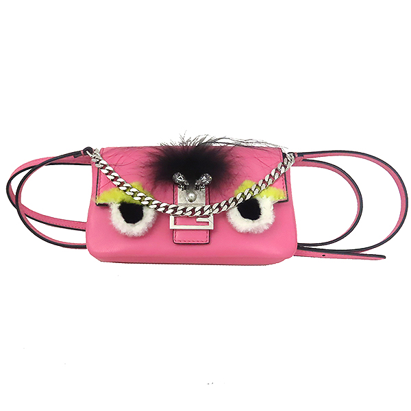 Fendi(���) 8M0354 5Q3 ��ũ �÷� ����ũ�� �ٰ�Ʈ �̴� ü�ι� �� ũ�ν��� [��������] �̹���2 - ���̺��� �߰���ǰ