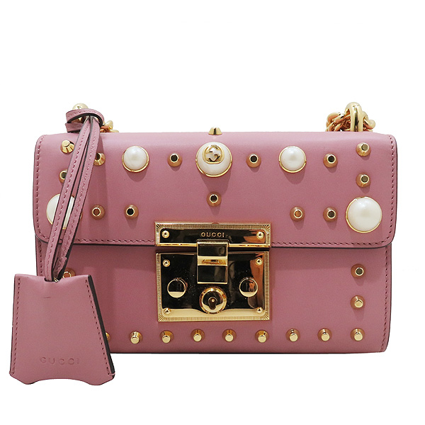 Gucci(����) 432182 ��ũ ���� ���� ���� ���͵� ��� Padlock(�е��) ���� ü�� ����� ũ�ν��� [��õ��] �̹���2 - ���̺��� �߰���ǰ