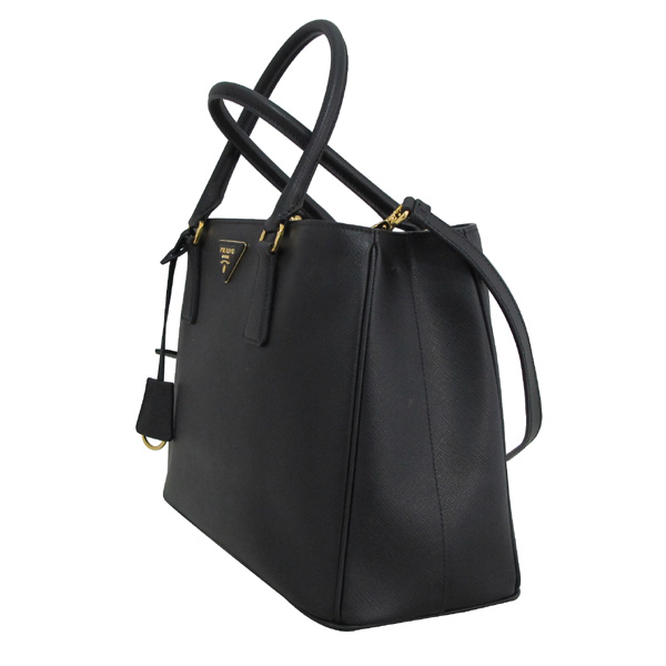 Prada(�����) BN1874 SAFFIANO LUX NERO ���� ���ǾƳ� ���� ��Ʈ�� + �����Ʈ�� 2WAY [�뱸�ݿ��纻��] �̹���3 - ���̺��� �߰���ǰ