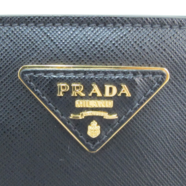 Prada(�����) BN1874 SAFFIANO LUX NERO ���� ���ǾƳ� ���� ��Ʈ�� + �����Ʈ�� 2WAY [�뱸�ݿ��纻��] �̹���5 - ���̺��� �߰���ǰ