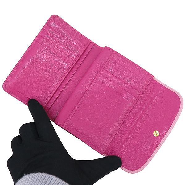 MiuMiu(�̿�̿�) 5M1225 MADRAS BICOLORE ����� ��÷η� ��ũ�÷� ������ ���� ����ΰ� ���� ������ [�����] �̹���3 - ���̺��� �߰���ǰ