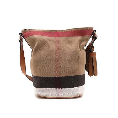 Burberry(������) 3982933 �ֽ��� üũ ĵ���� �к긯 ī�᷹�� ȥ�� �½� �̴� ũ�ν���+�Ŀ�ġ (W) �̹���4 - ���̺��� �߰���ǰ