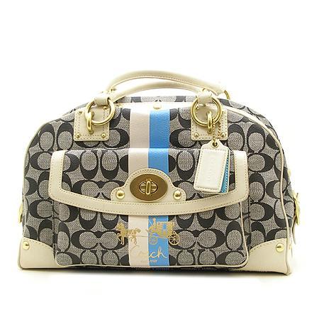 Coach(��ġ) 13198 �ñ׳�ó PVC ���� ���� ȥ�� ��Ʈ��(W) �̹���4 - ���̺��� �߰���ǰ
