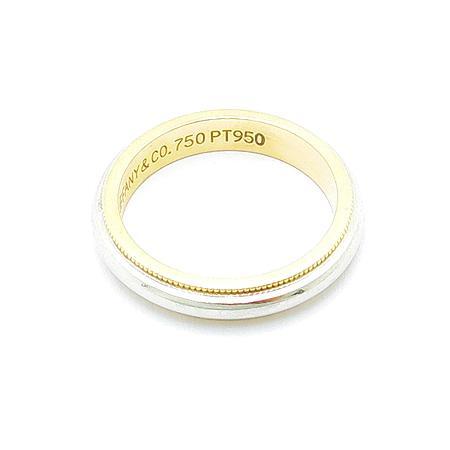 Tiffany(Ƽ�Ĵ�)  PT950(�÷�Ƽ��) 18K ���ο��� �б׷��� 3MM ����-9ȣ �̹���2 - ���̺��� �߰���ǰ