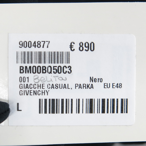 GIVENCHY(�����) 20SS BM00BQ50C3 ���� �÷� ������ ���� ���� [���빮��] �̹���5 - ���̺��� �߰���ǰ