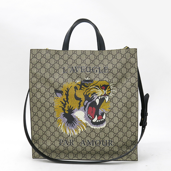 Gucci(����) 450950 GG ������ �ΰ� PVC Ÿ�̰� ������ ��Ʈ�� + �����Ʈ�� 2WAY [��������] �̹���2 - ���̺��� �߰���ǰ