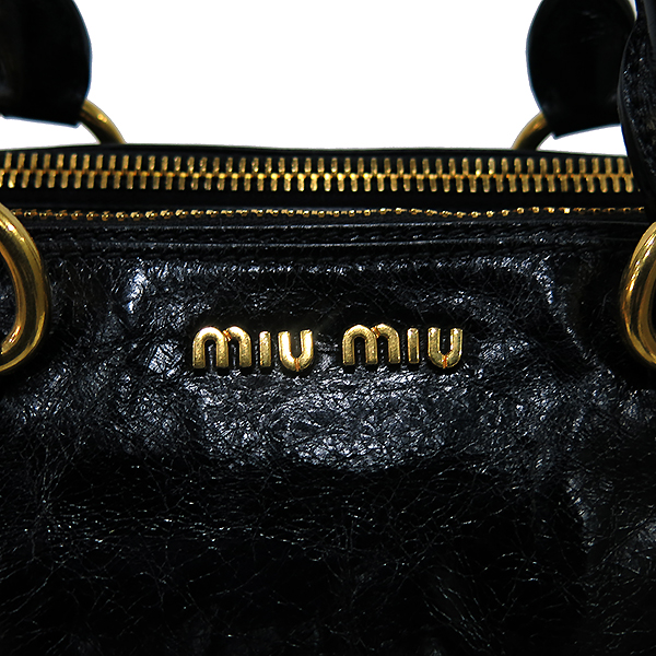 MiuMiu(�̿�̿�) RN1091 VITELLO SHINE ���ڷ� ���� ��Ʈ�� + �����Ʈ�� 2WAY [�λ꼾�Һ���] �̹���4 - ���̺��� �߰���ǰ