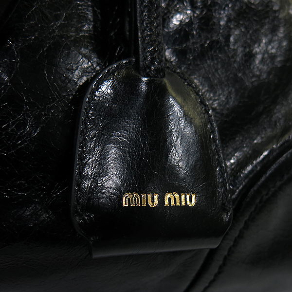 MiuMiu(�̿�̿�) RN1091 VITELLO SHINE ���ڷ� ���� ��Ʈ�� + �����Ʈ�� 2WAY [�λ꼾�Һ���] �̹���5 - ���̺��� �߰���ǰ