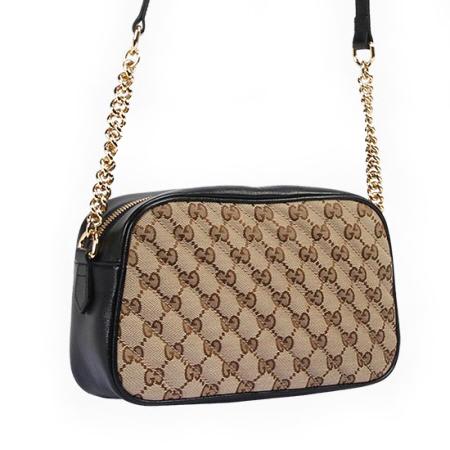 Gucci(����) 447632 GG�ΰ� �ڰ��� ���� ���� Ʈ���� ����Ʈ Marmont ���� GG�ΰ� ü�� ũ�ν��� [������û��]w �̹���3 - ���̺��� �߰���ǰ