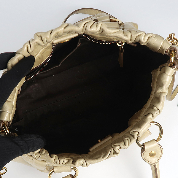 MiuMiu(�̿�̿�) RT0383 ���� �ΰ� ��� �÷� ��Ƽ�� ���� ��ÿ ��Ʈ�� + �����Ʈ�� 2WAY [��������] �̹���4 - ���̺��� �߰���ǰ