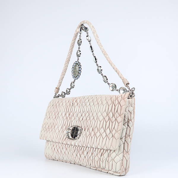 MiuMiu(�̿�̿�) RP0169 ��Ƽ�� ���� ũ����Ż ��� Ŭ��ġ�� �����  + ũ����Ż ��Ʈ�� [��������] �̹���3 - ���̺��� �߰���ǰ