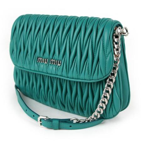 MiuMiu(�̿�̿�) 5BH126 �׸� ���׶�� MATELASSE ���� ���� ü�� ����� �� ũ�ν��� [������û��] �̹���2 - ���̺��� �߰���ǰ