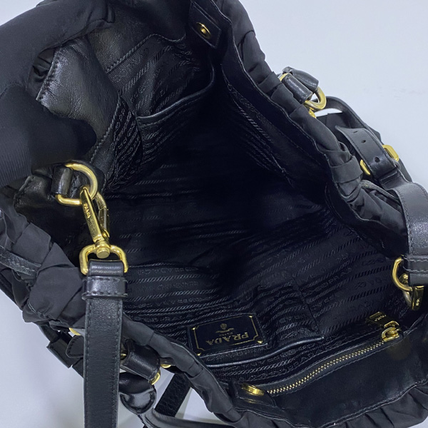 Prada(�����) BN1788 TESUTO GAUFRE NERO ���� �к긯 ���� ȥ�� ������ ����ΰ� ��Ʈ�� + �����Ʈ�� 2WAY [����������] �̹���7 - ���̺��� �߰���ǰ