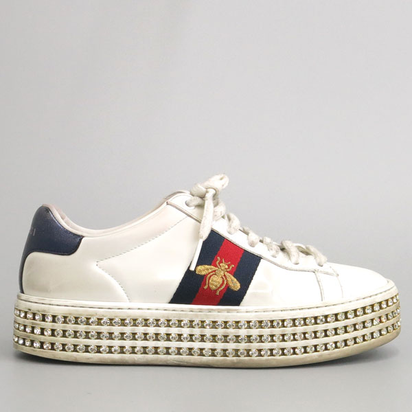 Gucci(����) 505995 ȭ��Ʈ ���� �ܹ� ��Ƽġ ���̽� ũ����Ż ����Ŀ�� [���빮��] �̹���3 - ���̺��� �߰���ǰ