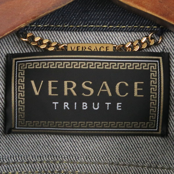 Versace(������ü) TRIBUTE(Ʈ����Ʈ) �÷��� A79277 �� ȥ�� ��� �޵λ� ��ư ������ ũ�� ���� ���� [���빮��] �̹���3 - ���̺��� �߰���ǰ