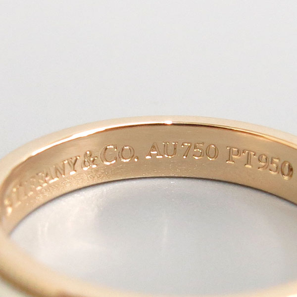 Tiffany(Ƽ�Ĵ�) PT950(�÷�Ƽ��) + AU750(18K) ���ο� ��� �޺� �б׷��� 3MM ���� - 15ȣ [���빮��] �̹���4 - ���̺��� �߰���ǰ