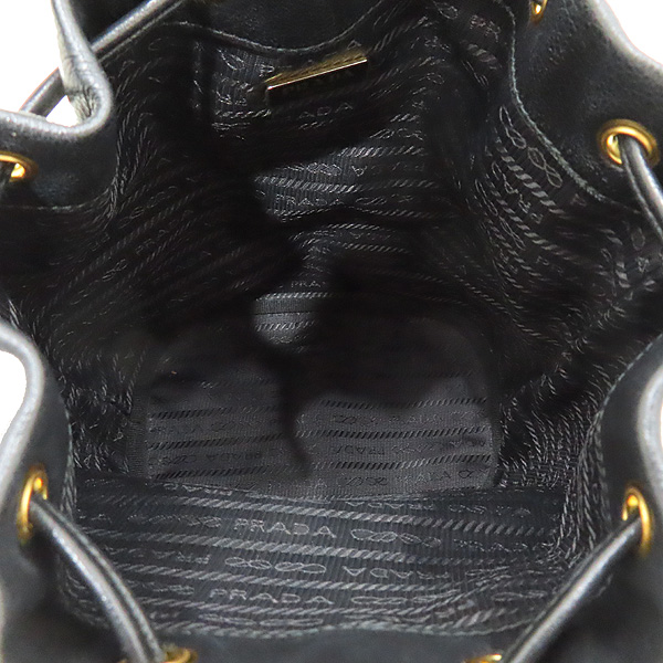 Prada(�����) 1BH038 ���� �÷� GLACE CALF NERO Ʈ���� ���� ��Ŷ ��Ʈ�� + ũ�ν� ��Ʈ�� [��õ��] �̹���7 - ���̺��� �߰���ǰ