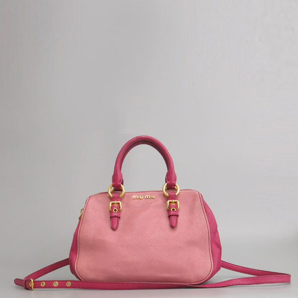 MiuMiu(�̿�̿�) RL0058 ��Ƽ �÷� ���� �ΰ� ��� 2WAY [���빮��] �̹���2 - ���̺��� �߰���ǰ