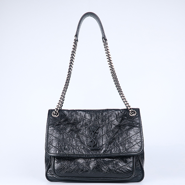 SAINTLAURENT PARIS(���ζ��ĸ�) 533037 ��Ƽ�� ���� ���� YSL �ΰ� ���̺� ��Ű ü�� ����� [��������] �̹���2 - ���̺��� �߰���ǰ