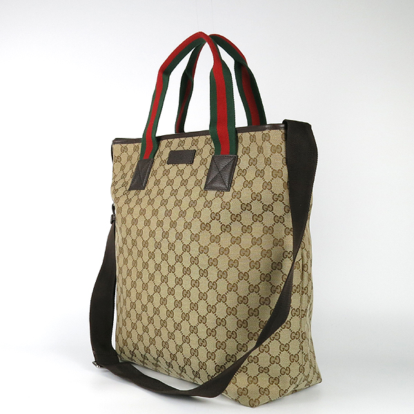 Gucci(����) 256099 GG�ΰ� �ڰ��� �ñ״�ó �� �Ｑ ��Ƽġ ��Ʈ�� + �����Ʈ�� 2WAY [��������] �̹���2 - ���̺��� �߰���ǰ