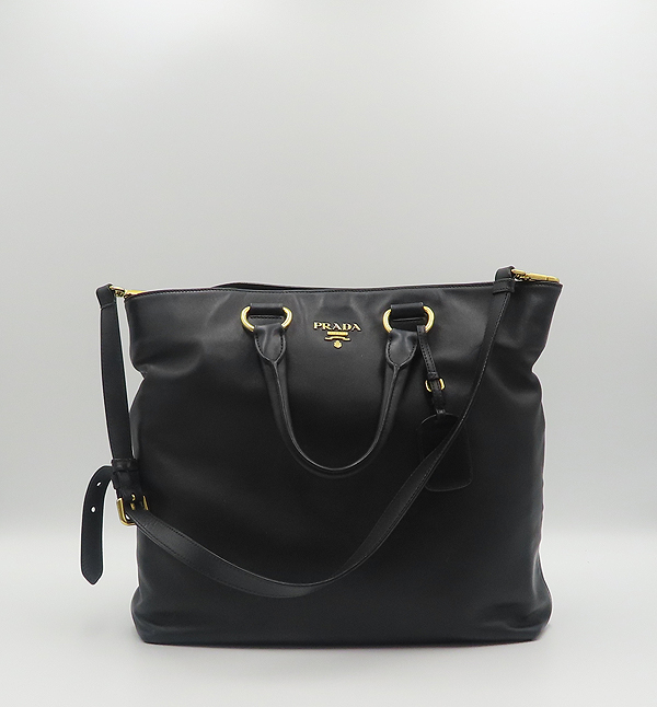 Prada(�����) BN1713 ���� �÷� SOFT CALF(����Ʈ ī��) NERO ���� �ΰ� ��� ��Ʈ�� + �����Ʈ�� [�д�������] �̹���2 - ���̺��� �߰���ǰ