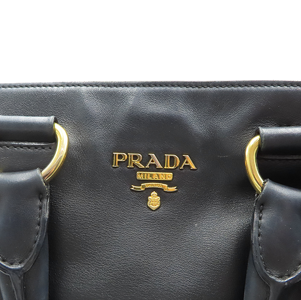 Prada(�����) BN1713 ���� �÷� SOFT CALF(����Ʈ ī��) NERO ���� �ΰ� ��� ��Ʈ�� + �����Ʈ�� [�д�������] �̹���5 - ���̺��� �߰���ǰ