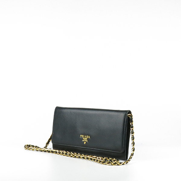 Prada(�����) 1M1290 SAFFIANO METAL NERO���� �÷� ���ǾƳ� ����ΰ� ������ WOC ü�� ũ�ν��� [��������] �̹���2 - ���̺��� �߰���ǰ