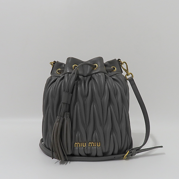 MiuMiu(�̿�̿�) 5BE014 ���� �ΰ���� BIANCO �׷��� ��Ʈ��� �̴� ��Ŷ ����� [�λ꼭��Ե���] �̹���2 - ���̺��� �߰���ǰ