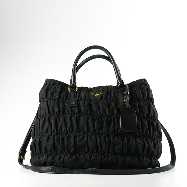 Prada(�����) B1789L TESSUTO GAUFRE NERO ���� �к긯 ������ ����ΰ� ��Ʈ�� + ��� ��Ʈ�� 2WAY [��������] �̹���2 - ���̺��� �߰���ǰ