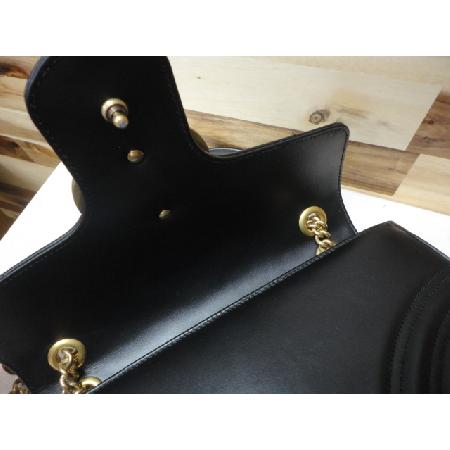 Gucci(����) 443496 ���� Marmont ����Ʈ �̵�� ��Ʋ�� ����� ��Ʈ��Ƽġ GG ����ΰ� �� ��� ü�� �÷� ����� �̹���4 - ���̺��� �߰���ǰ